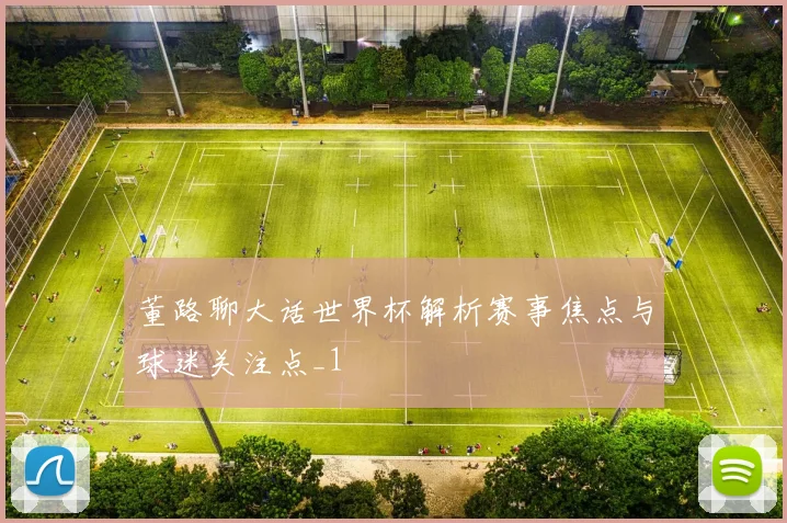董路聊大话世界杯解析赛事焦点与球迷关注点_1